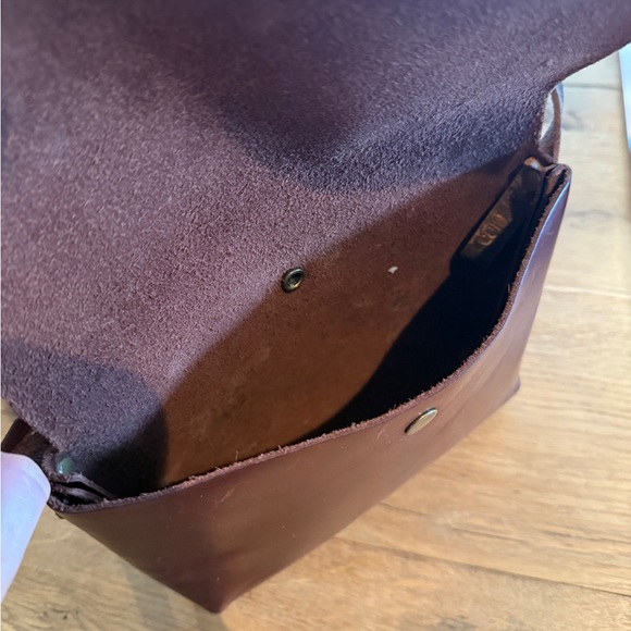 Leather Satchel - Wine - Picture 2 of 6